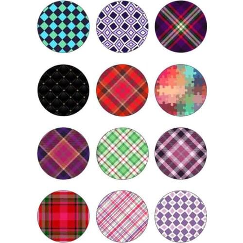 10mm 14mm 16mm 12mm 20mm 25mm 377 12pcs/lot Pattern Mix Round Glass Cabochons Jewelry Findings 18mm Snap Button Charm Bracelet