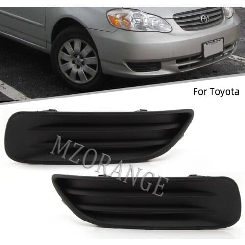 Fog Light Cover for Toyota Corolla 2003 2004 Front Bumper Fog Lamp Cover Grill Driving Lamp Covers Fog Lights Frame