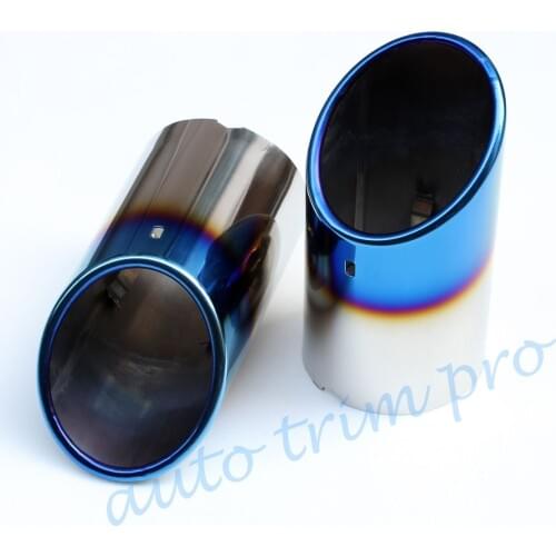 Fit For Audi Q7 A8 3.0T 2006-2015 Accessories Rear Exhaust Muffler Tip TailPipe Cover Decoration
