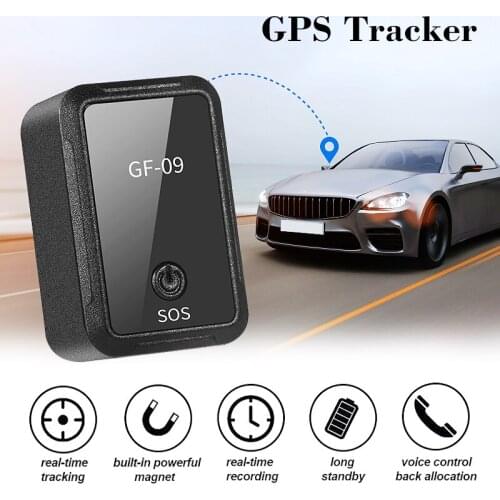 New Mini GF-09 GPS Long Standby Magnetic SOS Tracking Device For Vehicle Car Person Location APP Control Tracker Locator System