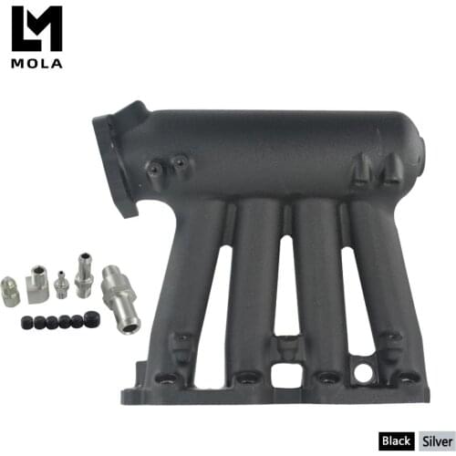 NEW Black & Silver INTAKE MANIFOLD FOR 1992-95 Honda Civic EX, D16Z6 and D15B7 SOHC IM50