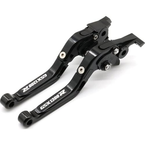 Fit For Suzuki GSX-R 1300 Hayabusa 1999-2019 Motorcycle CNC Brake Clutch Lever Foldable Extendable Adjustable Aluminum GSXR1300