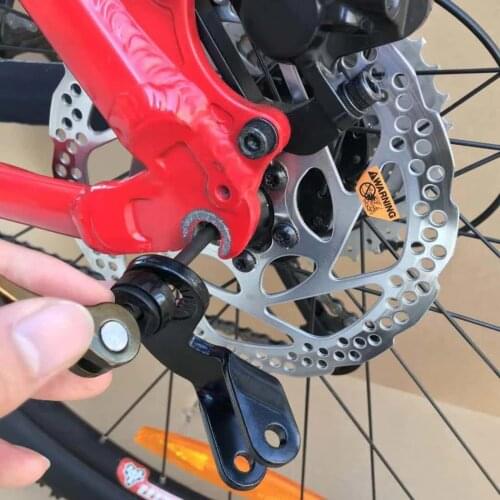 Solid Bicycle Trailer Coupler Steel Angled Elbow with Quick Release Lock Steel Bike Rear Cargo Kids Pets Trailer Adapter