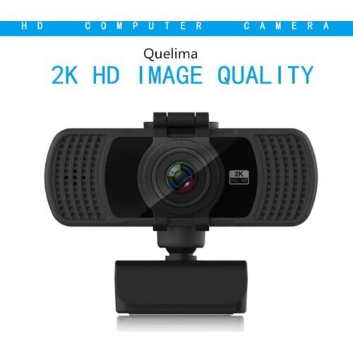 2K Full HD Webcam Mini Computer USB 2.0 PC 2560*1440P WebCamera With Microphone Rotatable Cameras For YouTube For Facebook Etc