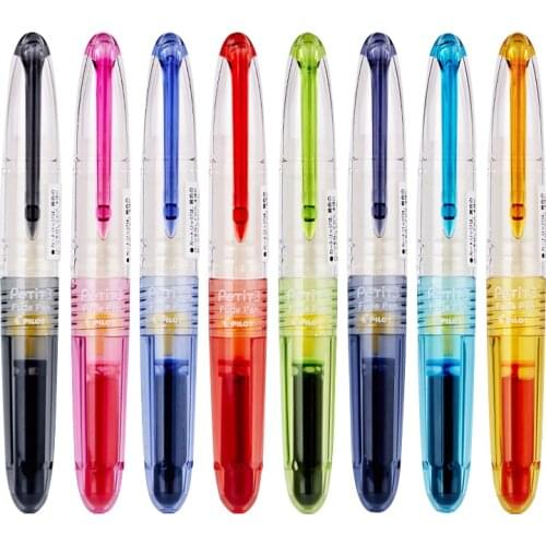Japan PILOT Mini Calligraphy Brush Pen Practice Lettering Soft Pen 8 colors SPN-15KK