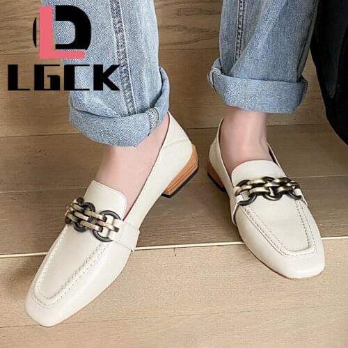 Big Size 34-41 New Simple Elegant European and American Fashion Womens Shoes Retro Loaferflate Small Leather Shoes Single Shoes