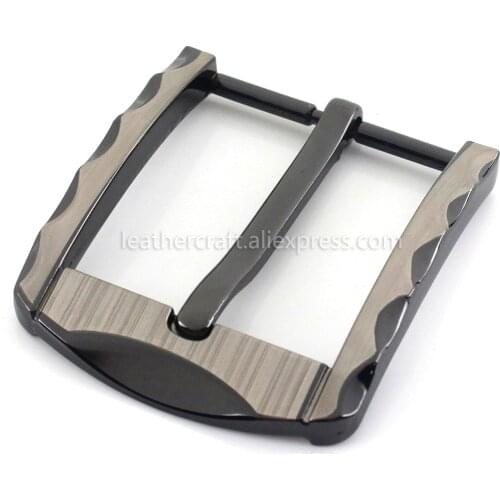 1pcs 40mm Metal Tri Glide Belt Buckle Middle Center Bar Mens Single Pin Buckle Leather Belt bridle halter Harness adjustment