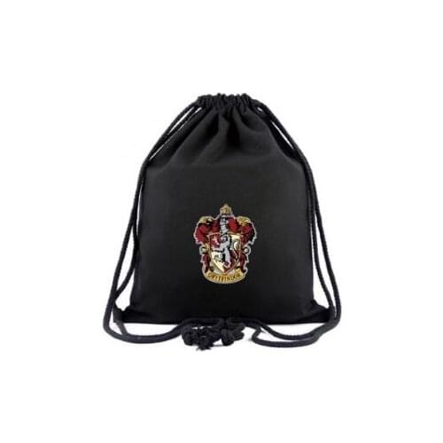 1pcs Harry Non-woven Fabrics Travel Pouch Potter Storage Clothes Shoes Bags Cotton Drawstring Bags School Portable Backpack