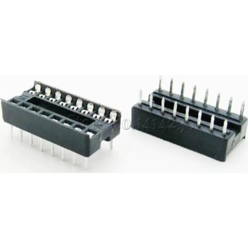 10Pcs 16pin DIP IC sockets Adaptor Solder Type 16 pin DIP-16