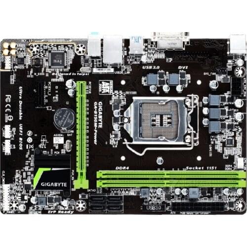 Used Gigabyte B150M-Power motherboard 1151 DDR4 M2