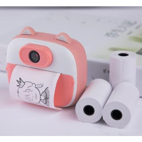 Children Instant Print Camera Digital Thermal Printing Cameras 2 inch Screen Boys Girls Christmas Gifts Kids Photo Toys Recorder