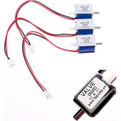 DC 3V 4.5V 6V 24V Electric Solenoid Valve N/C Normally Closed Gas Air Valve