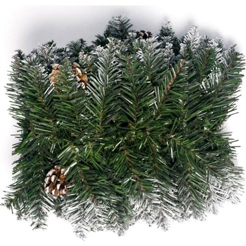 2.7m Artificial pine needle artificial fake plant artificial flower branch For Christmas tree decoration accessories DIY