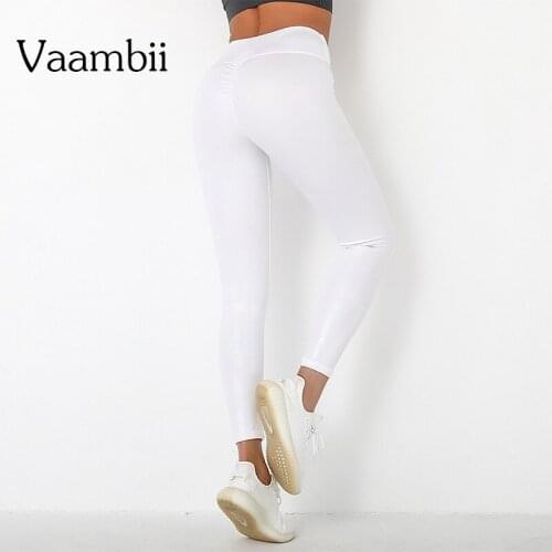 Buttock Push Up Leggings Womens White Workout Sport Pants Bright Seamless Sports Leggings For Women Scrunch Legging Gym Wear