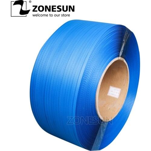 ZONESUN SGS Elexcellent PP Strap Strapping Tape Banding Tape PP Plastic Belt PP Packing Belt Binding Belt