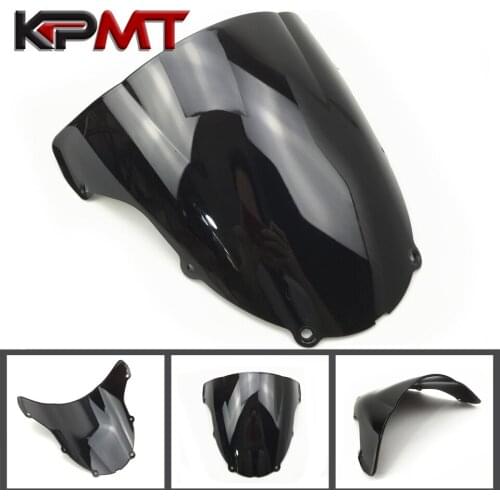 Hot sale Windshield WindScreen Double Bubble Accessories Motorcycles Parts For Kawasaki ZX6R 2003 2004 ZX 6R 636 03 04 ZX-6R