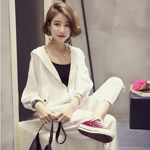 Two-piece Womens Fashion Womens Suit Spring New Two-piece Korean Pants Suit Womens Suit