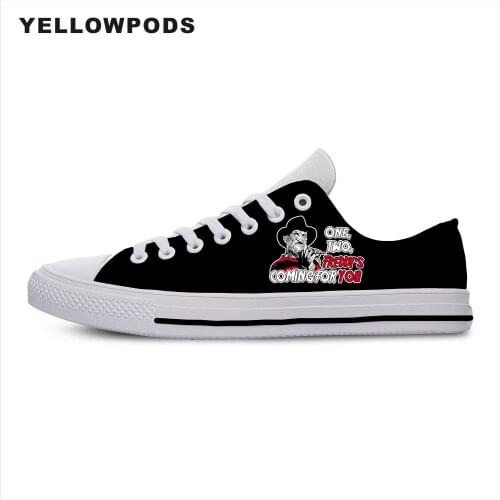 Mens Shoes Casual Funny FreddyS Coming Breathable Walking Shoes For You Unisex Comfortable Customized White Brand Shoes