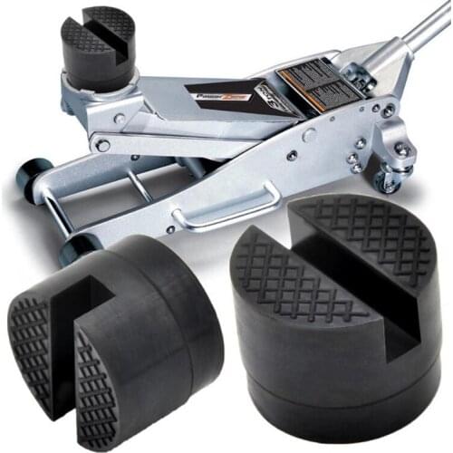 Floor Slotted Car Rubber Jack Pad Frame Protector Adapter Jacking Tool Pinch Weld Side Lifting Disk For Lexus Subaru Fiat Volvo