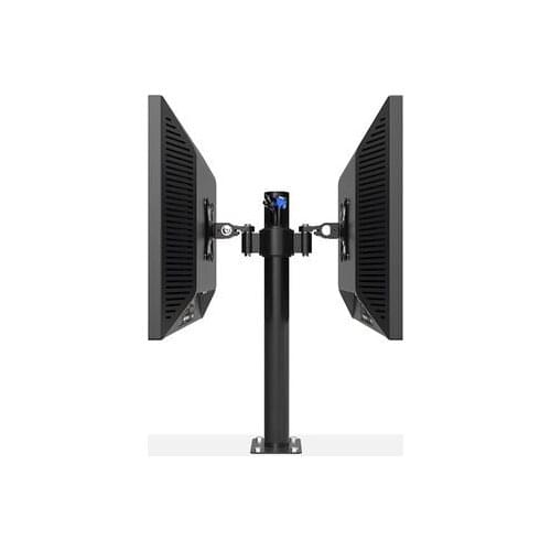 Desktop Grommet Mounting Dual Screen 13-27 inch LCD LED Monitor Mount Holder Stand with Cable Management