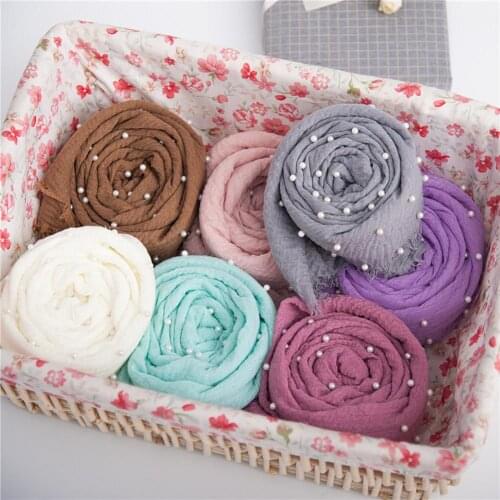 Newborn Baby Infant Faux Pearl Decor Blanket Photography Prop Snapshot Tool Baby Photography Baby Summer Cotton And Linen Wrap