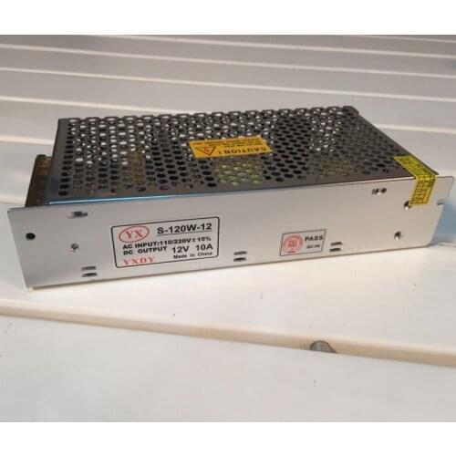 Wholesales LED Power Supply 12V 10A 120W LED driver switch 12V DC LED transformer 110V/220V LED Strip adapter