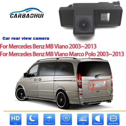 Car Reverse Parking Camera For Mercedes Benz MB Viano Marco Polo 2003~2019 CCD full HD Night Vision Waterproof high quality RCA