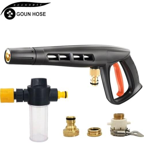 High Pressure Portable Water Gun For Cleaning Car Washer Garden Watering Hose Spray Foam Nozzle Water Gun Dropshipping
