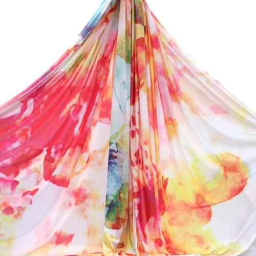 PRIOR FITNESS 10Yards 9.2M Ombre Aerial Silk Yoga Anti-gravity for yoga training sporting
