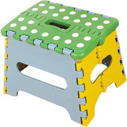 1PCS Folding Step Stool Portable Chair Seat for Home Bathroom Kitchen Garden Camping Kids Handle Portable Small Bench