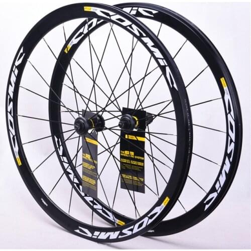 Superlight 700 c road bike brake, 40 MM, Elite Cosmic Wheels, BMX bike gear wheel set, Sram Shi hand compatible