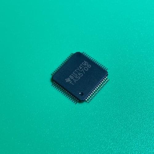 3pcs/lot TAS5706 PAPR HTQFP64 TAS5706PAPR IC AMP D DUAL-QUAD 20.6W 64HTQFP 20-W Stereo Digital Audio Power Amplifier with EQ and