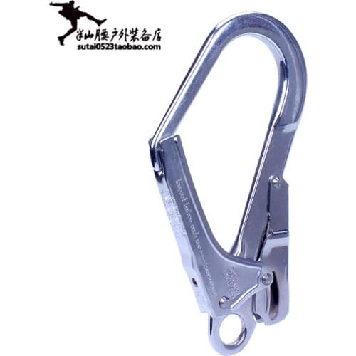 The high-altitude hook hook hook scaffolding fast safety belt quickly import CE certification 25KN steel hook