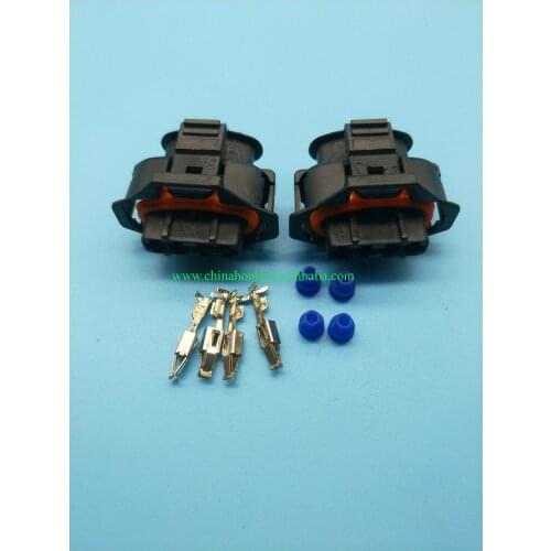 2pcs 4 Way Connectors Pigtail Harness Compact Plug 3.5mm Connector Kit with wire/with out Wire 1928403736 1 928 403 736