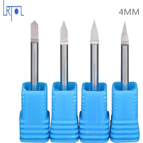 4mm*40mm A CNC Engraving bits, Cutter Graver Carving Knife for PVC,Wood,copper,AL Material Cutting