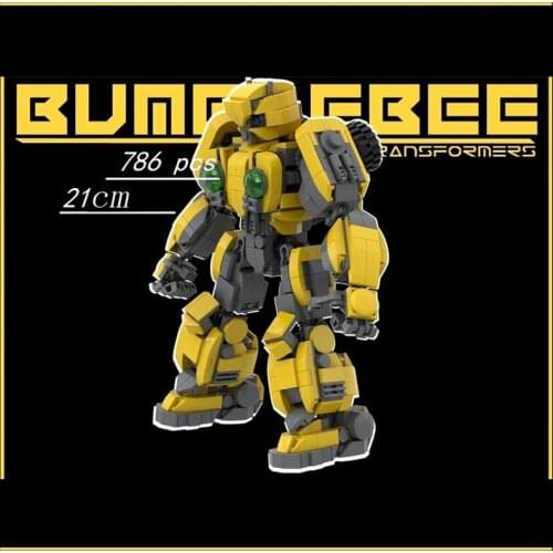 786PCS Transformers Autobots Bumblebee Assemble Blocks DIY Model Building Blocks TOY Speelgoed Voor Kinderen