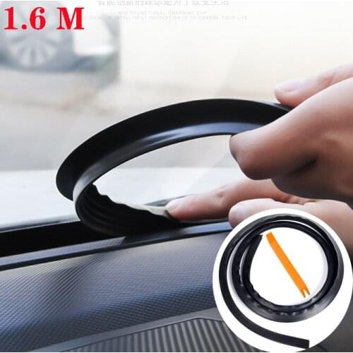 Car Stickers Dashboard Sealing Strip Sound Insulation Rubber Strip Car-Styling Accessories For Subaru Forester Outback Legacy