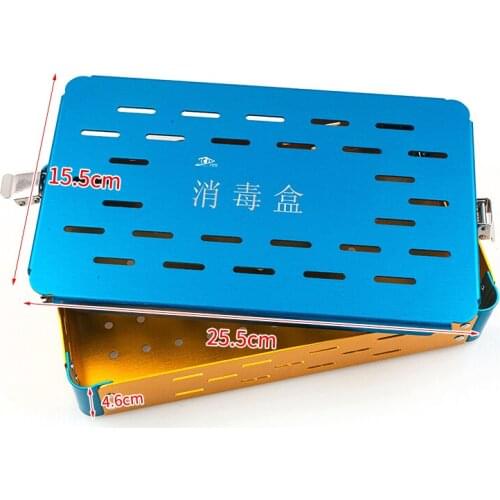 Sterilization case disinfection tray box for Ophthalmic surgical instrument tools dental sterilizing