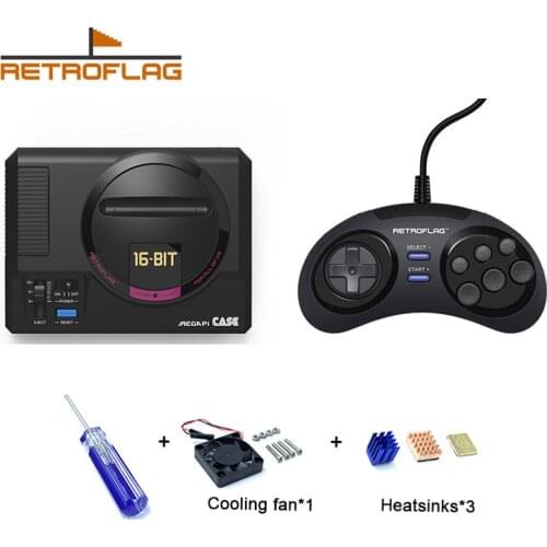 Retroflag MEGAPi Case /Wired Game Controller Functional Button for Raspberry Pi 3 B Plus (3B+) / 3B / 2B