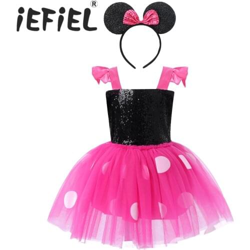 2-8T Fancy Kids Cosplay Costume Dresses for Girls Birthday Cosplay Dress Up Kid Baby Girls Clothing For Kids Princess Roleplay