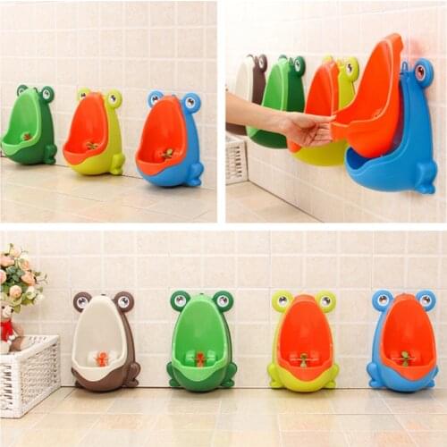 Frog Plastic Baby Boys Children Pee Potty Toilet Training Kids Urinal Bathroom Drop Ship