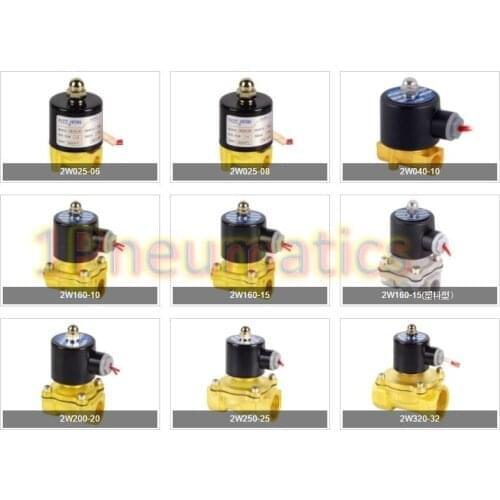 Free Shipping 2018 New 1/4",1/8",1/2",3/4",1",2", AC220V,DC12V/24V Electric Solenoid Valve Pneumatic Valve for Water Oil Air Gas
