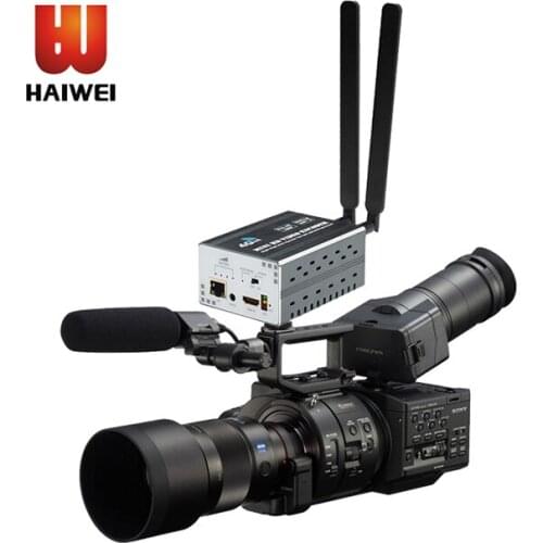 Haiwei H8 4G/3G 1080P Full HD H.264 H.265 Internet Encoder iptv Live Streaming Encoder for IPTV Hotel System