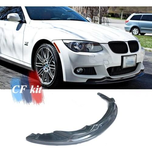 CF Kit For Carbon Fiber Front Lip Bumper Protector For BMW 3 Series E92 E93 LCI M-TECH 2011-2013 Car Styling