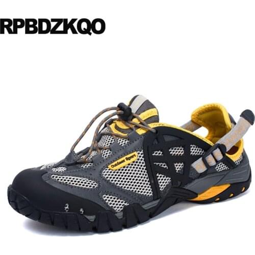 Water Designer 11 Lace Up Trainers Summer Breathable Mesh Shoes Men Casual Big Size 47 Rubber Slip Resistant Sneakers Walking