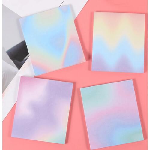 1PCS Cartoon Cute Color Small Notes Stickers Message Hand Account Can Tear Memo Notebook Student Gift Stationery Office Supplie