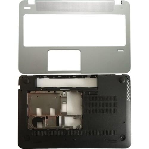 NEW case cover for HP for Envy 15-J 15-J000 15-J100 laptop Palmrest COVER silver/Laptop Bottom Base Case Cover black