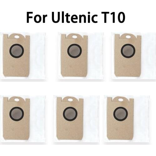 For Ultenic T10 Robot Vacuum Cleaner Non-touch Disposable Dust Bags Large Capacity for Up to 60 Days Dust collected