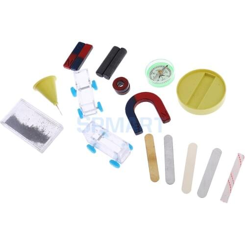 Portable Science Experiment Magnet Kit for Kids Home School Teaching Material Science Learning Props
