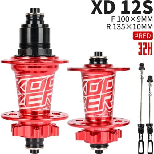 Koozer XM490 bicycle Hub XX1 XD Cassette Body Hubs Sealed 4 Bearing Mountain Bike Rear Hub 10*135mm QR 12*142mm 28 32 36Holes